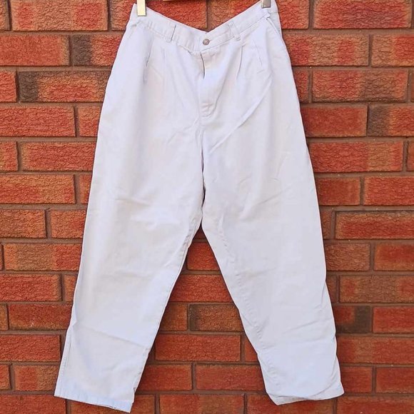 90s tapered ecru pants - Picture 1 of 4